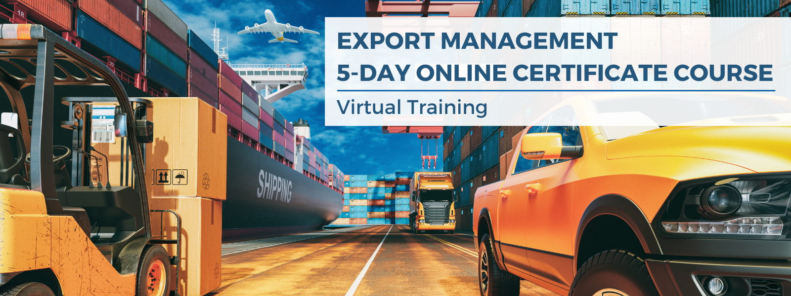 Export Management 5-Day Online Certificate Course - Moodle LMS